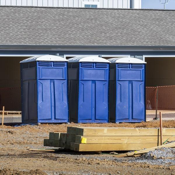 Heavy-duty construction site porta potty in Johnstown, Pennsylvania